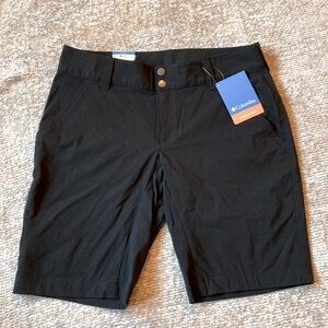 Columbia Active Fit Court Short, Black, NWT, Outdoors, SPF 50, Hiking, pockets